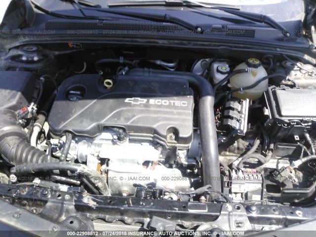 1G1ZB5ST7HF194887 - 2017 CHEVROLET MALIBU LS BLACK photo 10