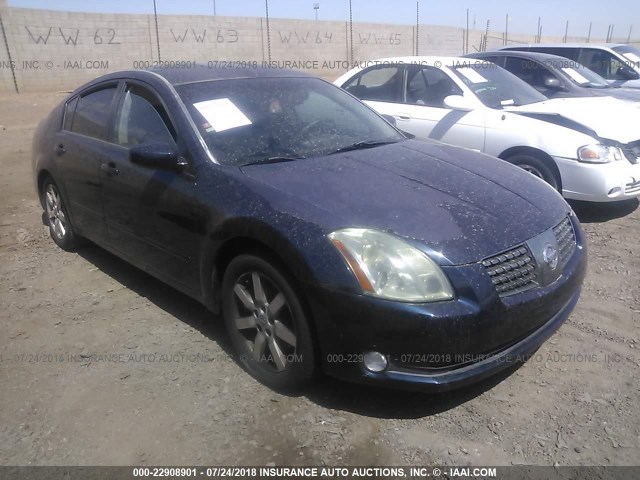 1N4BA41E44C903799 - 2004 NISSAN MAXIMA SE/SL BLUE photo 1