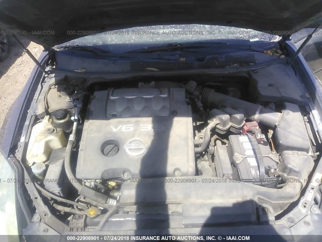 1N4BA41E44C903799 - 2004 NISSAN MAXIMA SE/SL BLUE photo 10