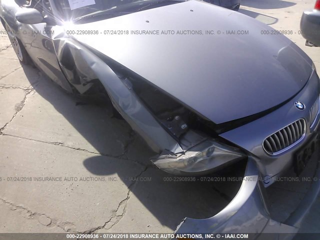 4USBU53538LX04974 - 2008 BMW Z4 3.0SI GRAY photo 6