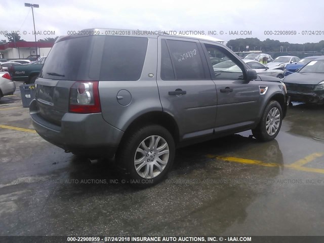 SALFS24N18H032032 - 2008 LAND ROVER LR2 SE TECHNOLOGY GRAY photo 4