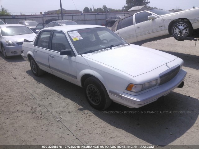 1G4AG55N9P6446040 - 1993 BUICK CENTURY SPECIAL WHITE photo 1