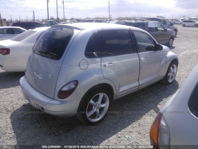 3A8FY48B68T124913 - 2008 CHRYSLER PT CRUISER SILVER photo 4