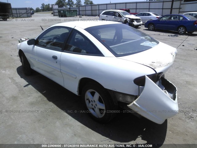 3G1JF12T2XS835612 - 1999 CHEVROLET CAVALIER Z24 WHITE photo 3