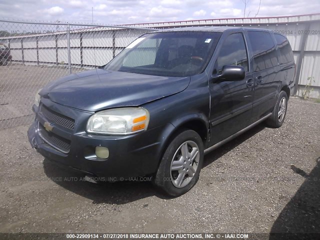 1GNDV23L55D160435 - 2005 CHEVROLET UPLANDER LS BLUE photo 2