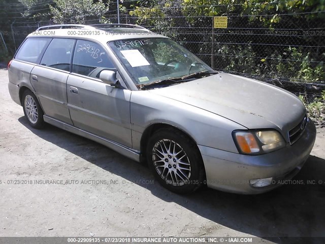 4S3BH645326310170 - 2002 SUBARU LEGACY GT GREEN photo 1