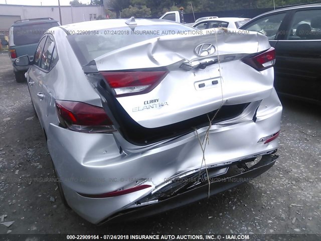 5NPD84LF0HH098978 - 2017 HYUNDAI ELANTRA SE/VALUE/LIMITED SILVER photo 6