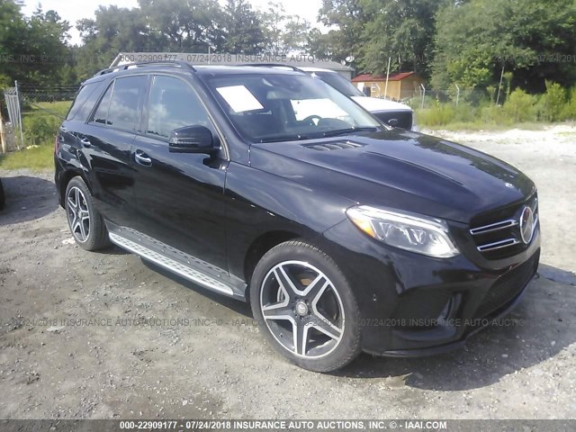 4JGDA5GBXGA756504 - 2016 MERCEDES-BENZ GLE 400 4MATIC BLACK photo 1