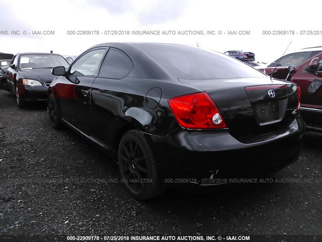 JTKDE177X60079156 - 2006 TOYOTA SCION TC 黑色 照片 3