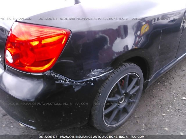 JTKDE177X60079156 - 2006 TOYOTA SCION TC 黑色 照片 6