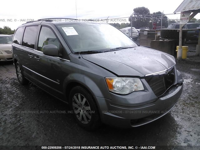 2A8HR54X49R641886 - 2009 CHRYSLER TOWN & COUNTRY TOURING GRAY photo 1
