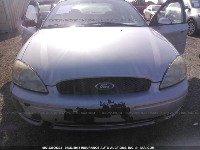 1FAFP56265A252838 - 2005 FORD TAURUS SEL SILVER photo 6