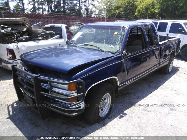 1GCGC29R3TE164594 - 1996 CHEVROLET GMT-400 C2500 BLUE photo 2