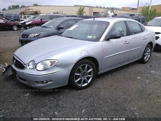 2G4WE567751184177 - 2005 BUICK LACROSSE CXS SILVER photo 2