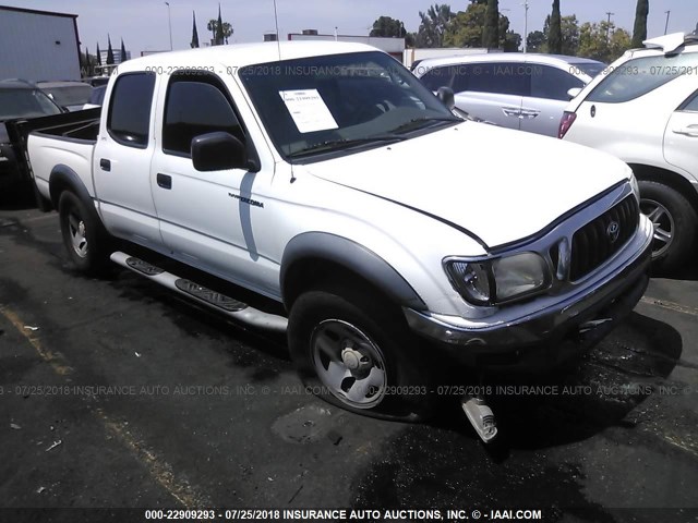 5TEGM92N53Z179124 - 2003 TOYOTA TACOMA DOUBLE CAB PRERUNNER WHITE photo 1
