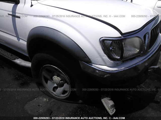 5TEGM92N53Z179124 - 2003 TOYOTA TACOMA DOUBLE CAB PRERUNNER WHITE photo 6