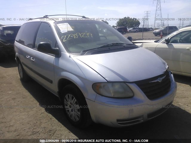 1C4GP45R15B117316 - 2005 CHRYSLER TOWN & COUNTRY  SILVER photo 1