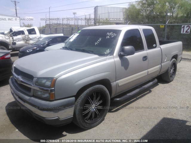 1GCEC19X15Z293638 - 2005 CHEVROLET SILVERADO C1500 BEIGE photo 2