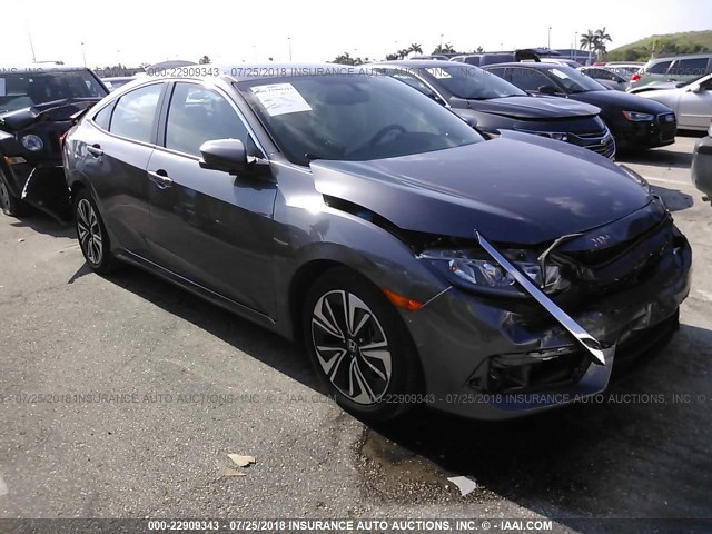 19XFC1F77HE200632 - 2017 HONDA CIVIC EXL 灰色 照片 1