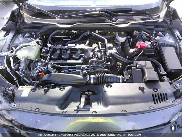 19XFC1F77HE200632 - 2017 HONDA CIVIC EXL 灰色 照片 10