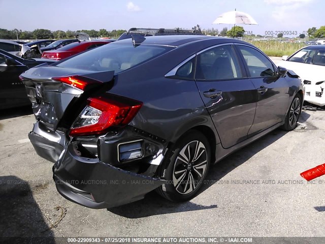19XFC1F77HE200632 - 2017 HONDA CIVIC EXL 灰色 照片 4
