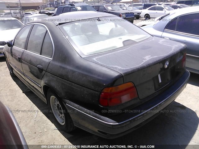 WBADD6323VBW12479 - 1997 BMW 528 I AUTOMATIC BLACK photo 3