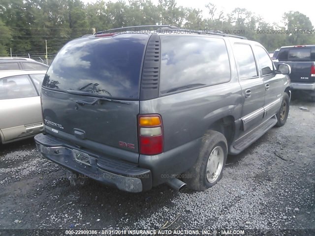 1GKEC16Z12J311642 - 2002 GMC YUKON XL C1500 GRAY photo 4