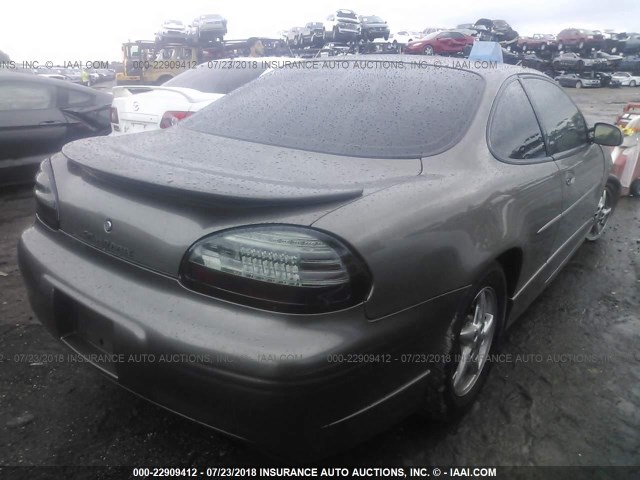 1G2WP12K72F289635 - 2002 PONTIAC GRAND PRIX GT GRAY photo 4