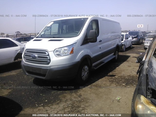 1FTYR1ZM3GKA59711 - 2016 FORD TRANSIT T-250 WHITE photo 2