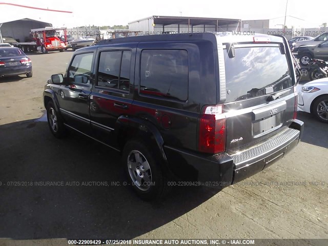 1J8HG48K09C540142 - 2009 JEEP COMMANDER SPORT BLACK photo 3