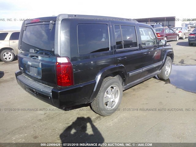 1J8HG48K09C540142 - 2009 JEEP COMMANDER SPORT BLACK photo 4