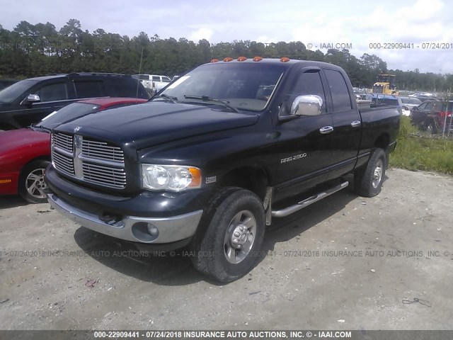 3D7KU28D83G827184 - 2003 DODGE RAM 2500 ST/SLT 黑色 照片 2