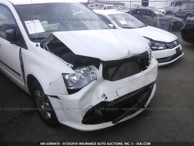 2C4RRGAG4DR643190 - 2013 RAM TRADESMAN WHITE photo 6