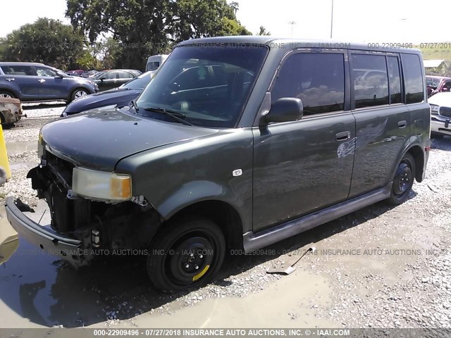JTLKT324054010419 - 2005 TOYOTA SCION XB Yaşıl foto 2