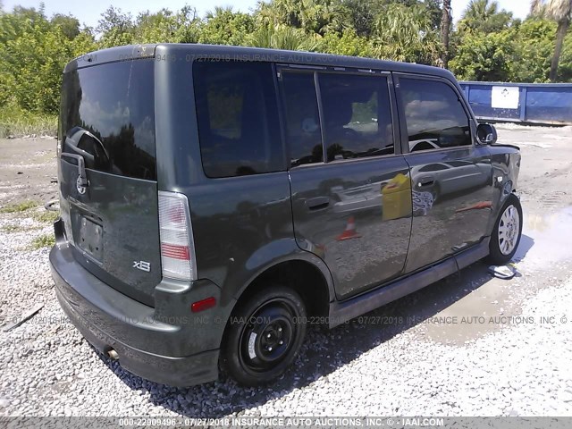 JTLKT324054010419 - 2005 TOYOTA SCION XB Yaşıl foto 4
