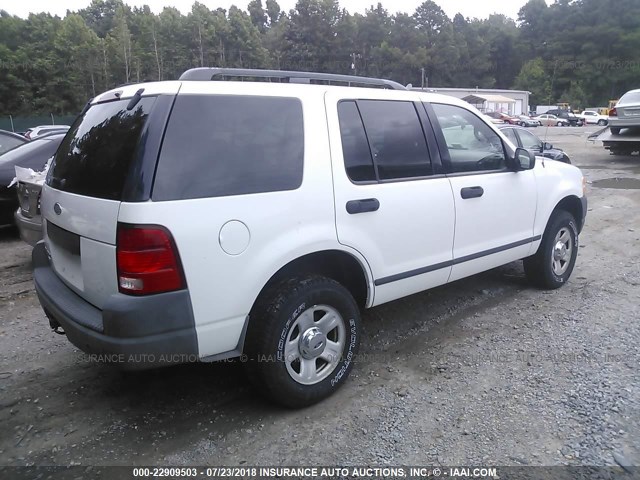 1FMZU72K34UA07487 - 2004 FORD EXPLORER XLS/XLS SPORT WHITE photo 4