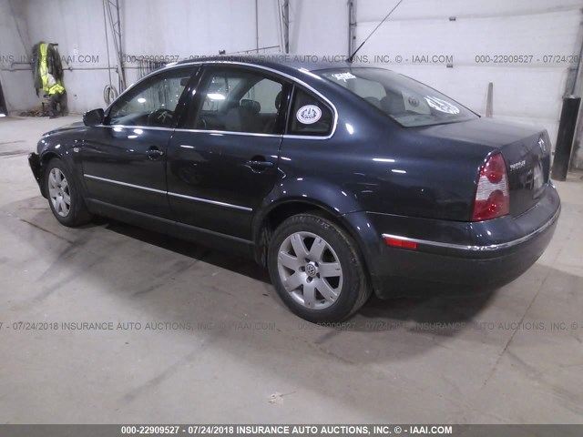 WVWRH63BX3P347203 - 2003 VOLKSWAGEN PASSAT GLX 灰色 照片 3