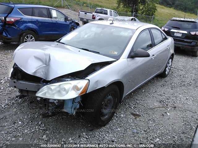 1G2ZF57B284299073 - 2008 PONTIAC G6 VALUE LEADER/BASE SILVER photo 2