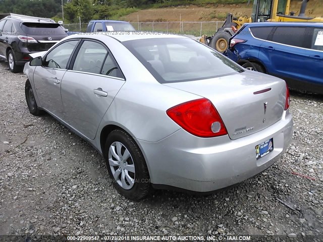 1G2ZF57B284299073 - 2008 PONTIAC G6 VALUE LEADER/BASE SILVER photo 3