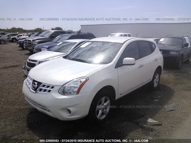 JN8AS5MT9DW027513 - 2013 NISSAN ROGUE S/SV 白色 照片 2