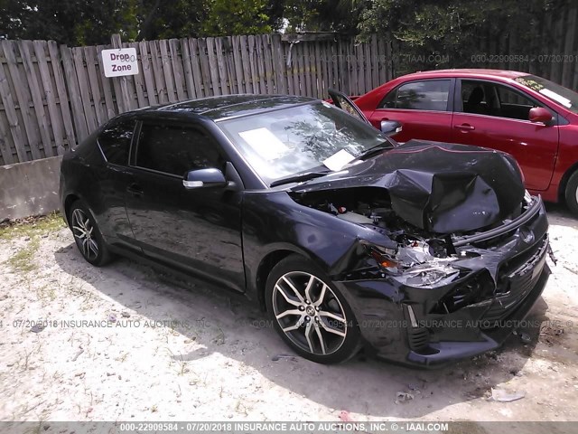 JTKJF5C76GJ019528 - 2016 TOYOTA SCION TC შავი ფოტო 1