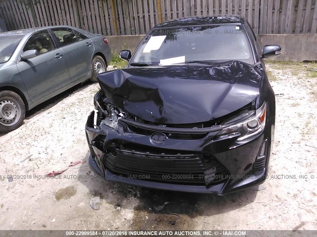 JTKJF5C76GJ019528 - 2016 TOYOTA SCION TC შავი ფოტო 6