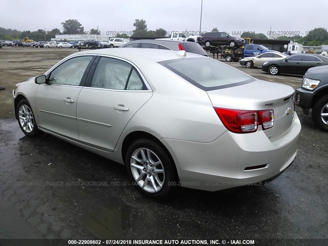 1G11C5SL6EF221454 - 2014 CHEVROLET MALIBU 1LT 金色 照片 3