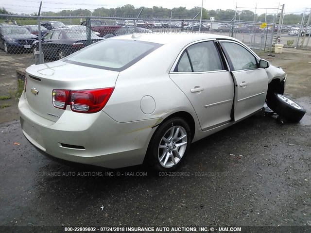 1G11C5SL6EF221454 - 2014 CHEVROLET MALIBU 1LT 金色 照片 4