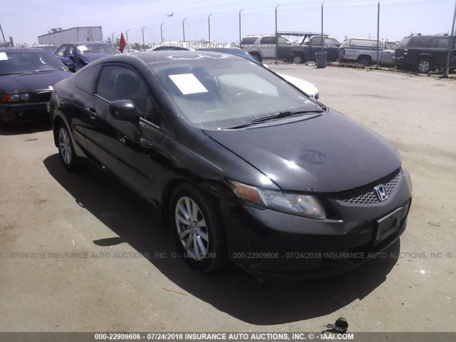 2HGFG3B12CH523616 - 2012 HONDA CIVIC EXL 黑色 照片 1