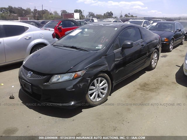 2HGFG3B12CH523616 - 2012 HONDA CIVIC EXL 黑色 照片 2
