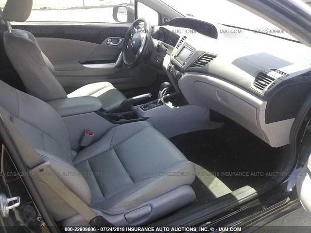 2HGFG3B12CH523616 - 2012 HONDA CIVIC EXL 黑色 照片 5