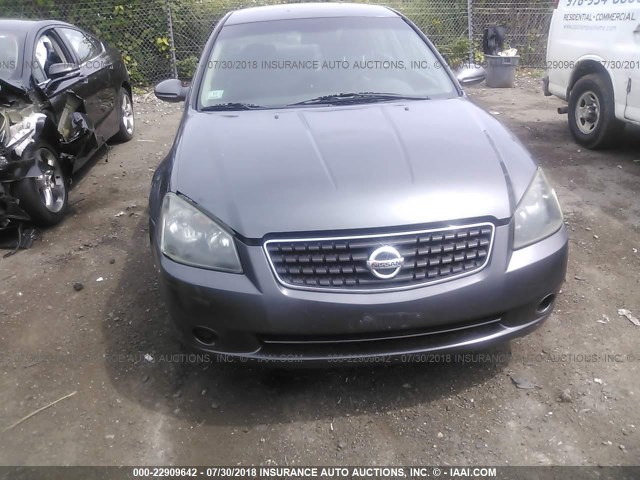 1N4AL11D86N317108 - 2006 NISSAN ALTIMA S/SL GRAY photo 6