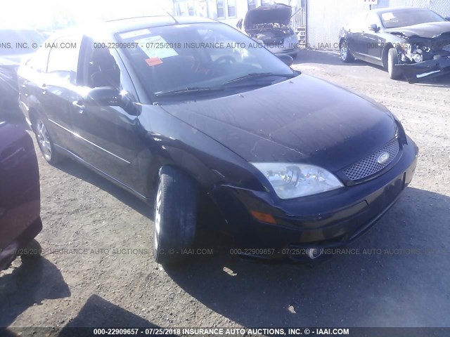 1FAFP38Z95W138222 - 2005 FORD FOCUS ZX4 ST BLACK photo 1