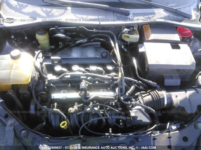 1FAFP38Z95W138222 - 2005 FORD FOCUS ZX4 ST BLACK photo 10